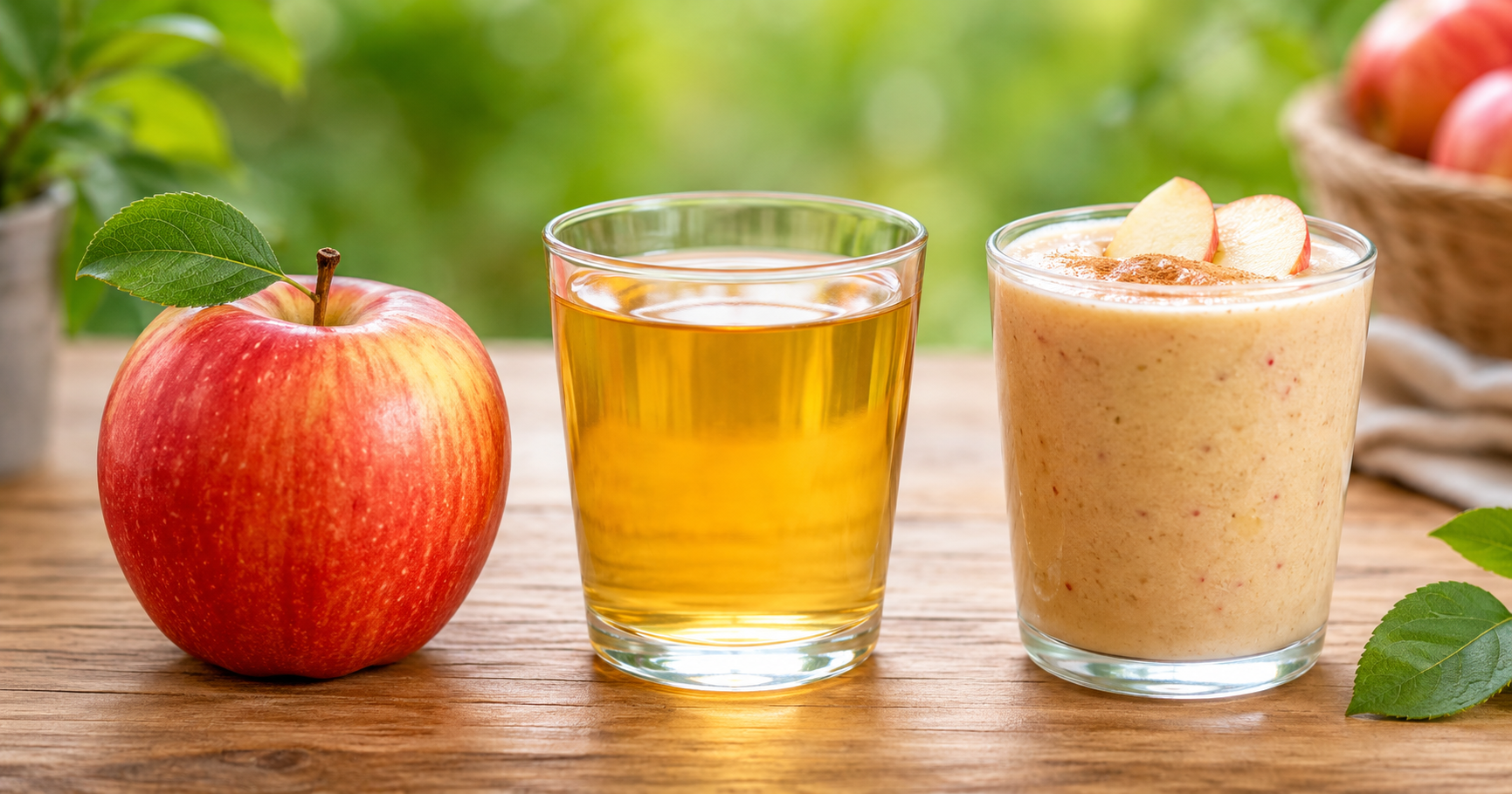 comparaison des formes de consommation des fruits